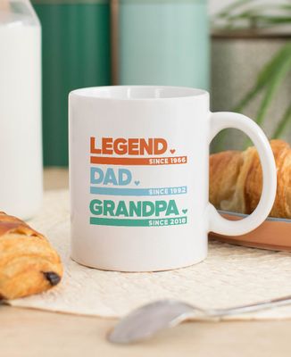 Mug Customized Dad Grandpa Legend - Papy's gift