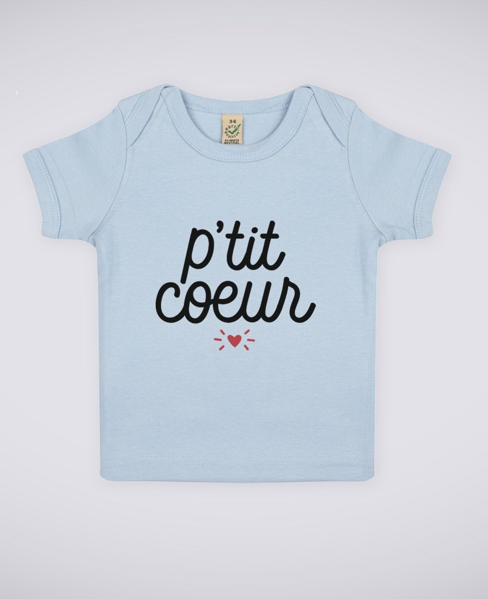 T-Shirt bébé P'tit coeur