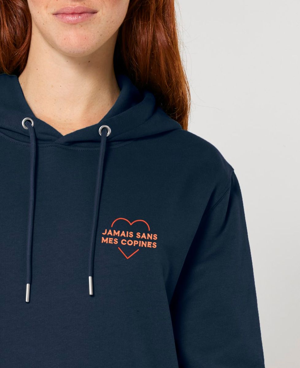 Hoodie femme Jamais sans mes copines (brodés) - EVJF