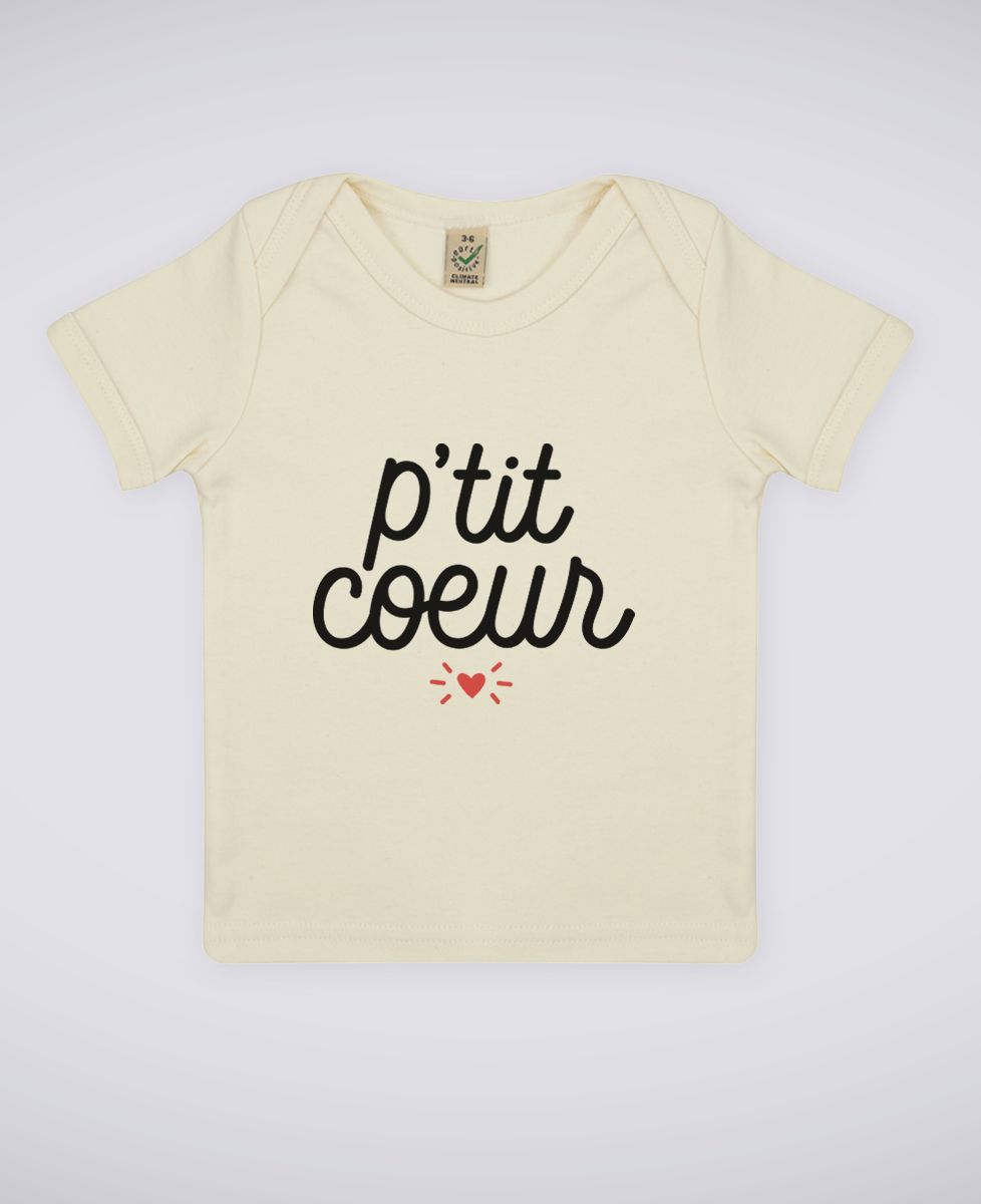 T-Shirt bébé P'tit coeur