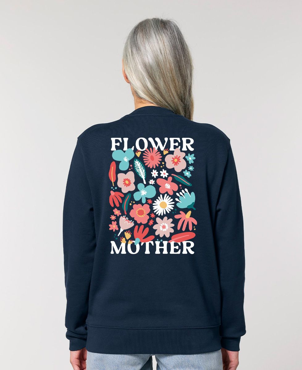 Dames sweatshirt Bloemenmoeder - Geschenken voor mama, Aanstaande moeder/vader