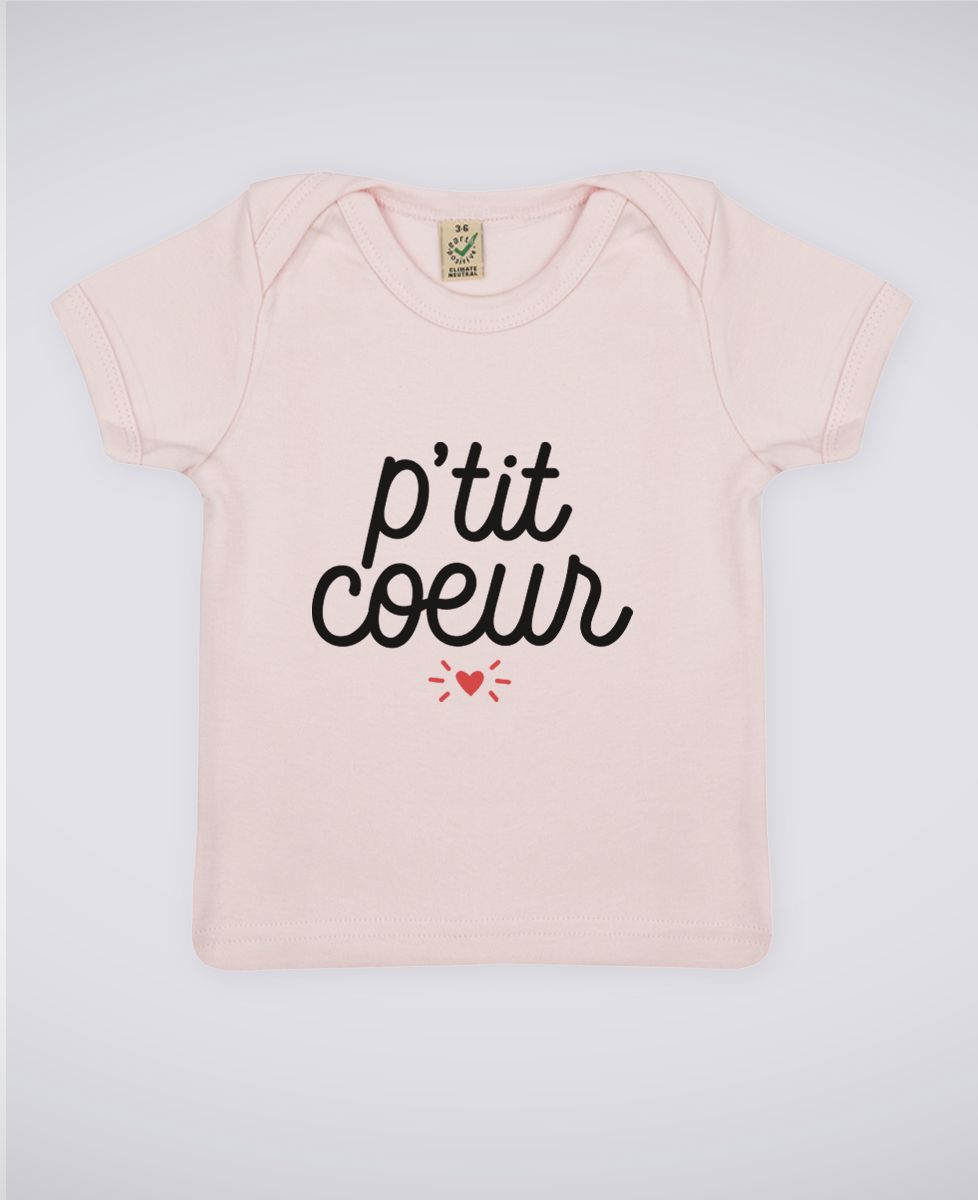 T-Shirt bébé P'tit coeur