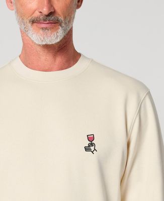 Sudadera de hombre Vaso francés personalizado (bordado)