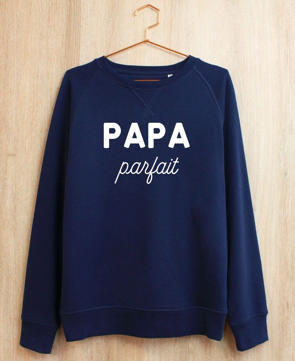 Sweatshirt homme Papa personnalisé