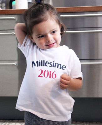 T-Shirt bébé Millésime personnalisé