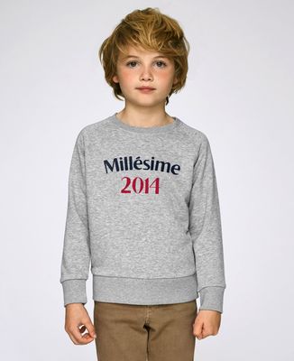 Sweatshirt enfant Millésime personnalisé