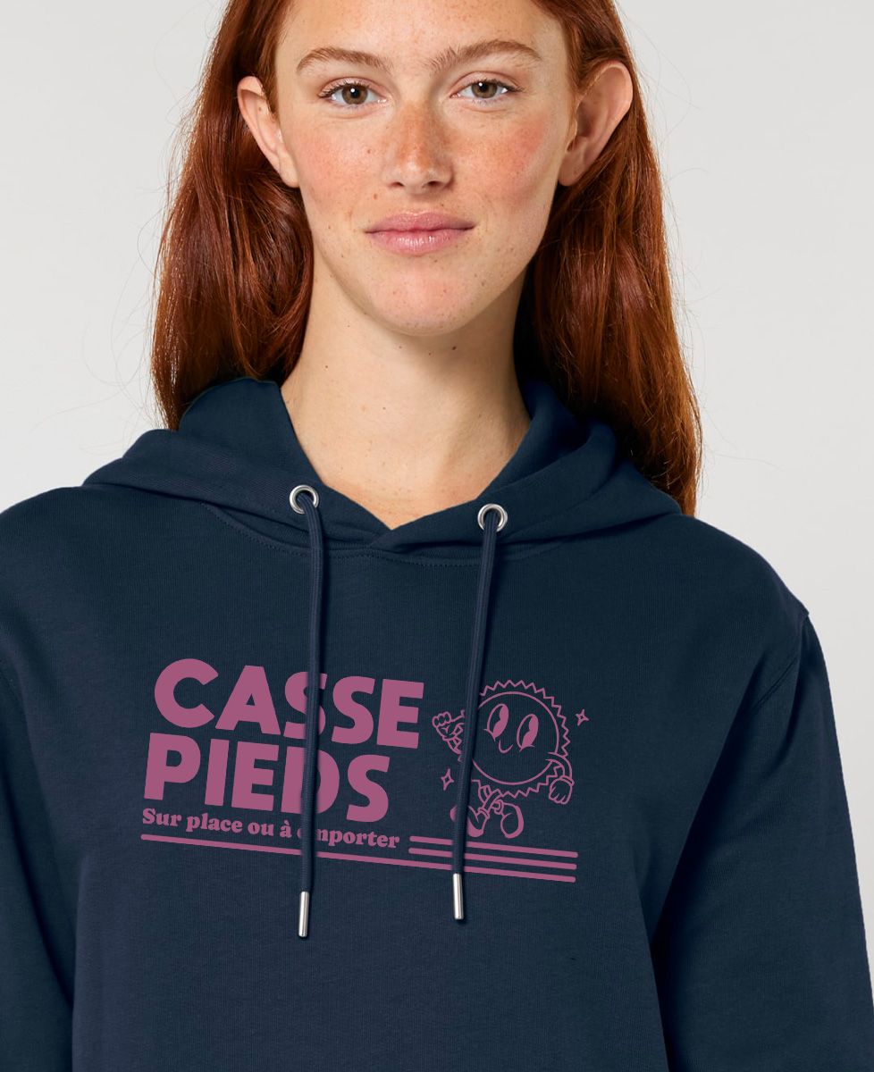Hoodie femme Casse-pied sur place ou à emporter