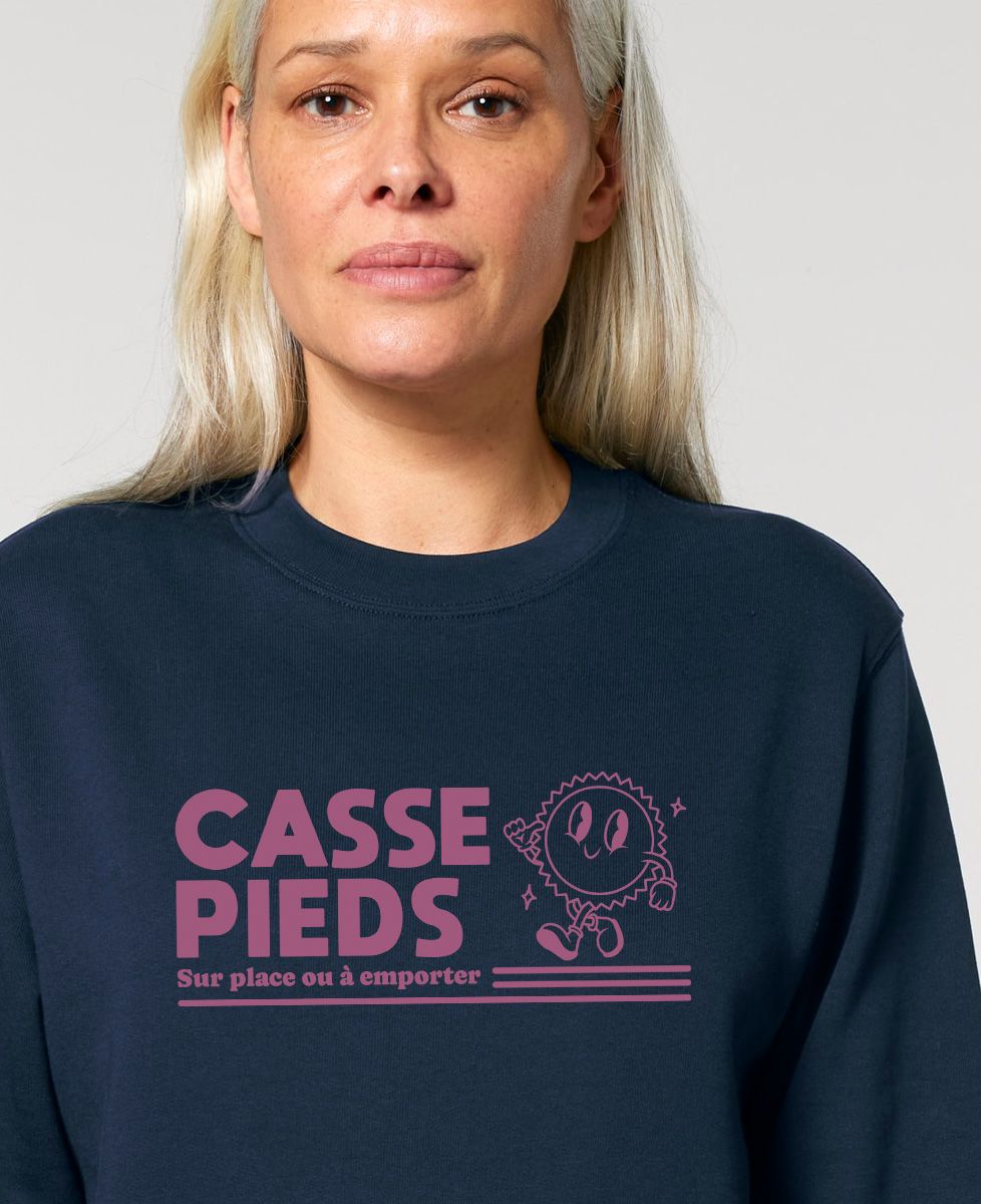 Sweatshirt femme Casse-pied sur place ou à emporter