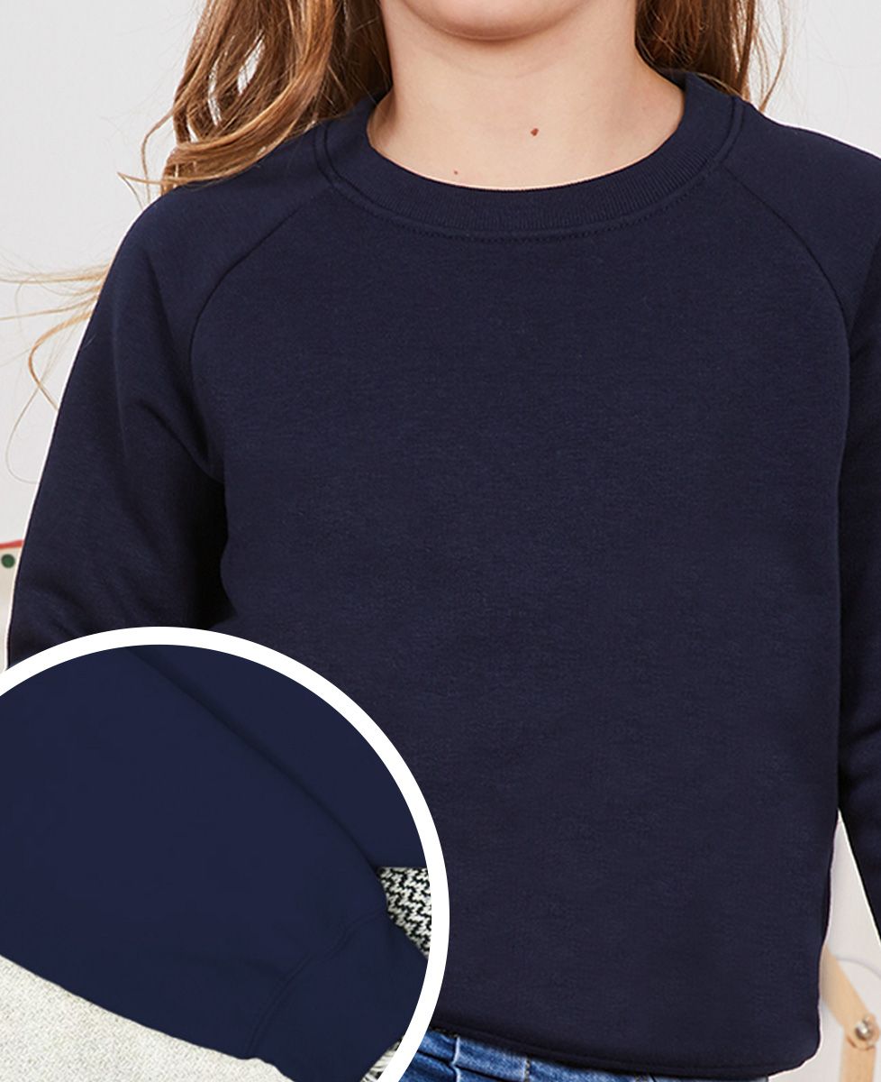 Sweatshirt enfant Texte personnalisé et prénoms des enfants sur la manche
