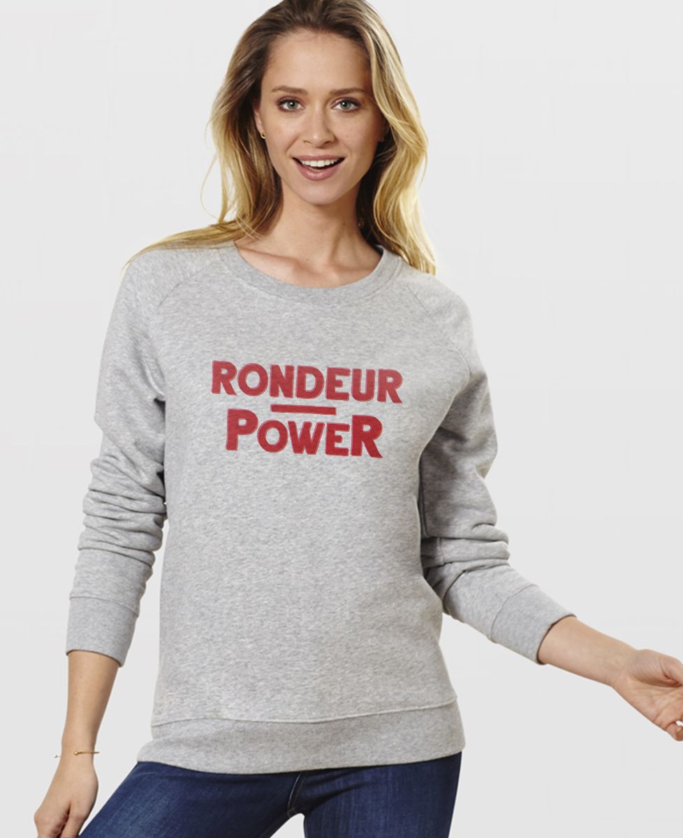 Sweatshirt femme Rondeur Power