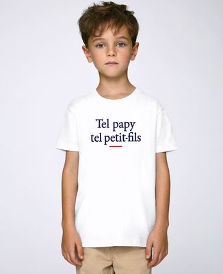 T-Shirt enfant Tel papy tel petit-fils