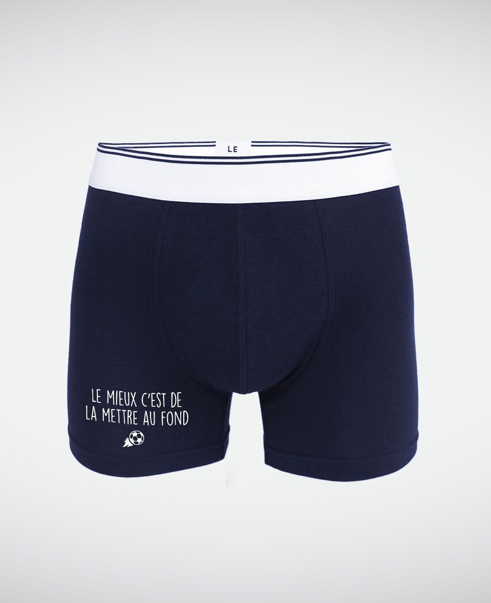 Boxer Le mieux c'est de la mettre au fond