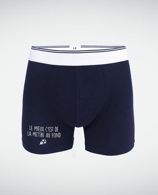 Boxer Le mieux c'est de la mettre au fond