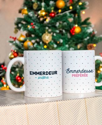 Coffret Cadeau Noël Emmerdeur préféré + Emmerdeuse préférée