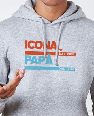 Hoodie per lui Leggenda del papà personalizzata