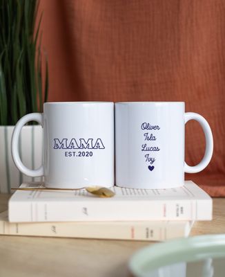 Mug Mama and children's names - Mom's gifts
