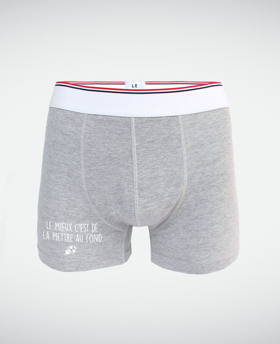 Boxer Le mieux c'est de la mettre au fond