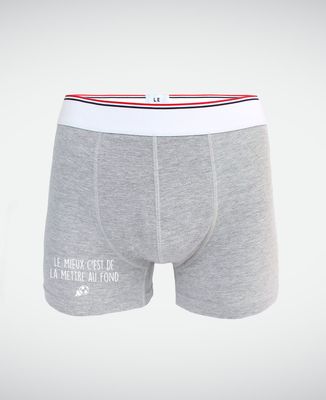 Boxer Le mieux c'est de la mettre au fond