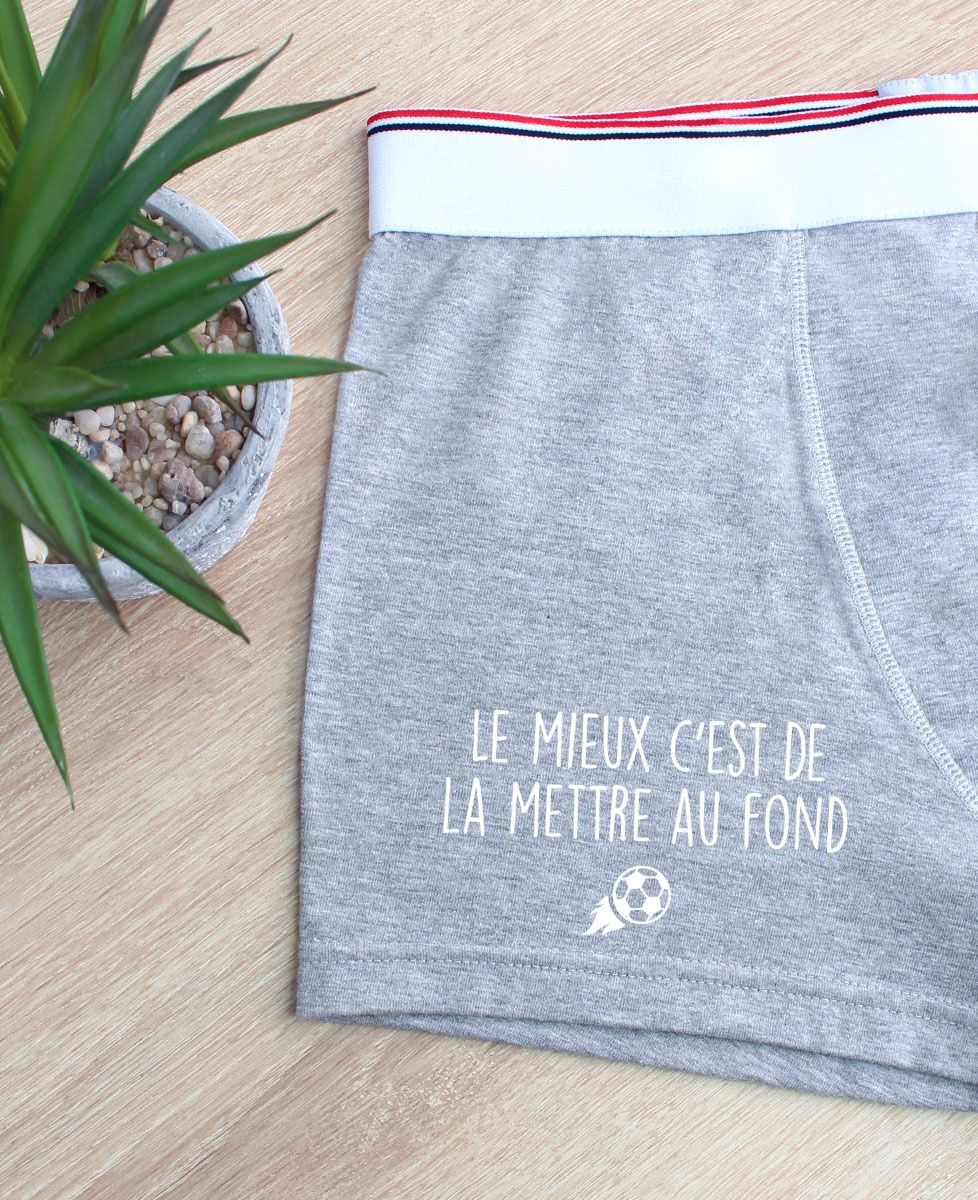 Boxer Le mieux c'est de la mettre au fond