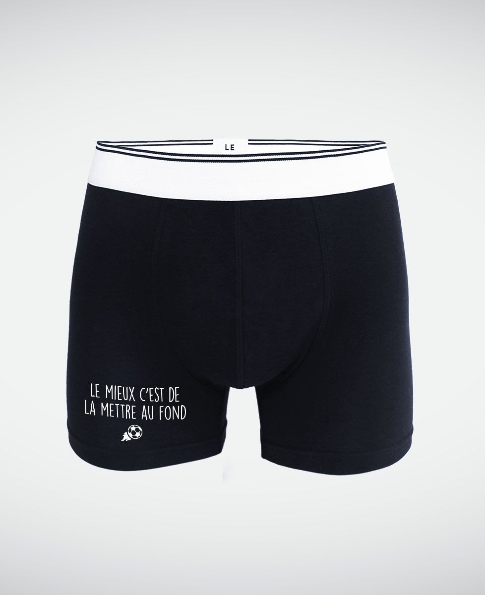 Boxer Le mieux c'est de la mettre au fond