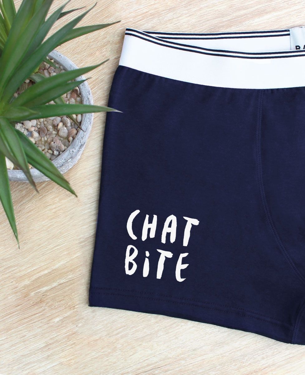 Boxer Chat bite - Cadeaux Couple