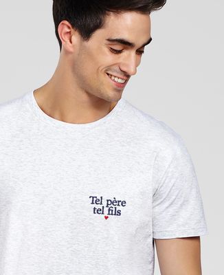 T-Shirt homme Tel père tel fils (brodé)