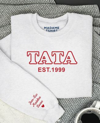 Tata et prénoms des enfants personnalisés
