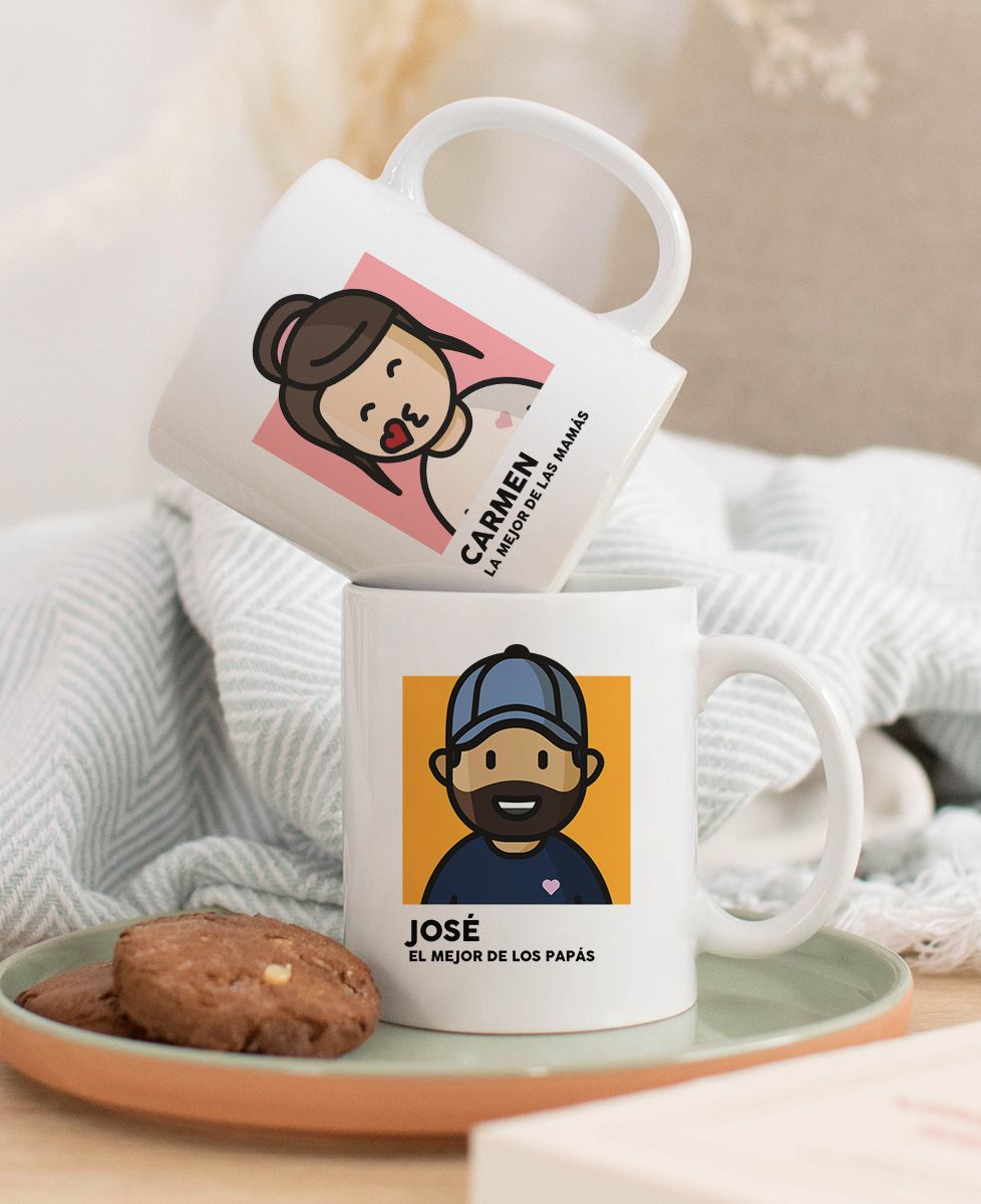 Personalisierte erwachsene Figurine-Tasse I Monsieur TSHIRT