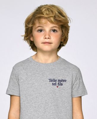 T-Shirt enfant Telle mère tel fils (brodé)