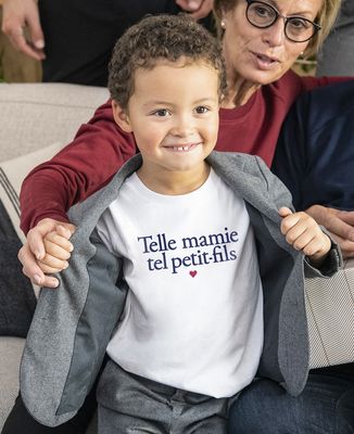 T-Shirt enfant Telle mamie tel petit-fils