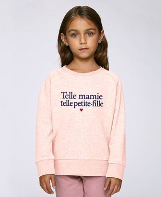 Sweatshirt enfant Telle mamie telle petite-fille