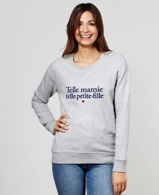 Sweatshirt femme Telle mamie telle petite-fille