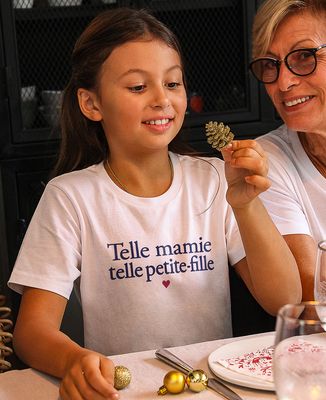 T-Shirt enfant Telle mamie telle petite-fille