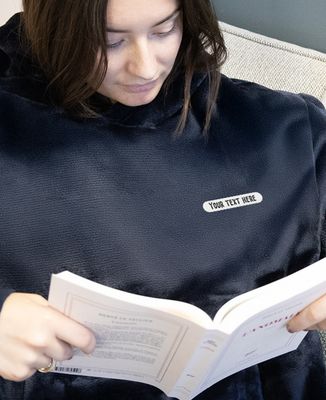 Plaid sweatshirt Custom embroidered text - Sport, Aperitif, Couple gifts, Wedding