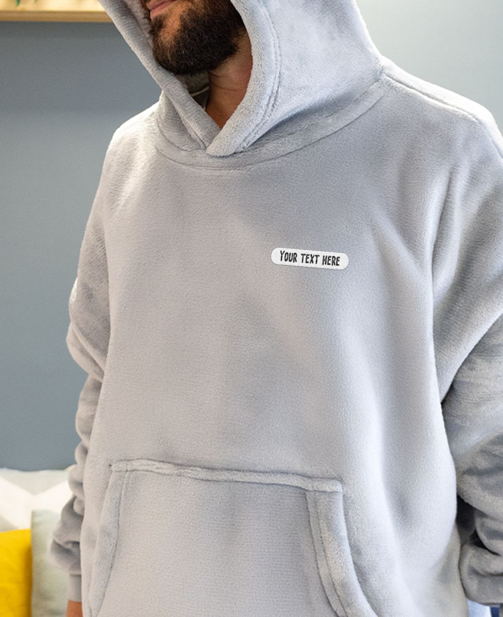 Sweat plaid Custom embroidered text | Monsieur TSHIRT
