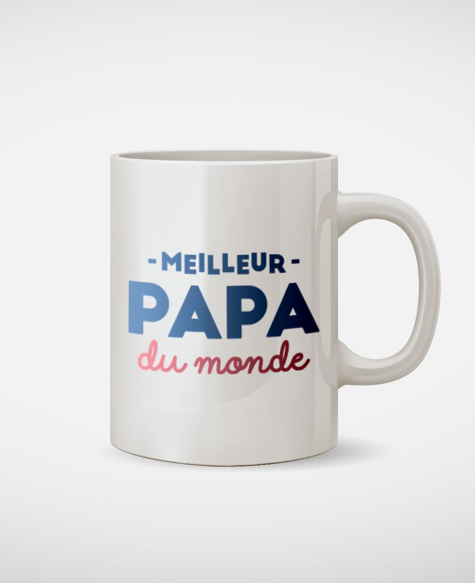 Mug Meilleur papa du monde - Cadeaux Papa, Cadeaux Maman