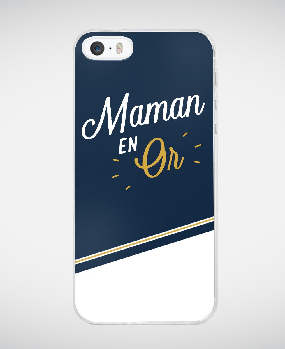 Coque smartphone Maman en Or