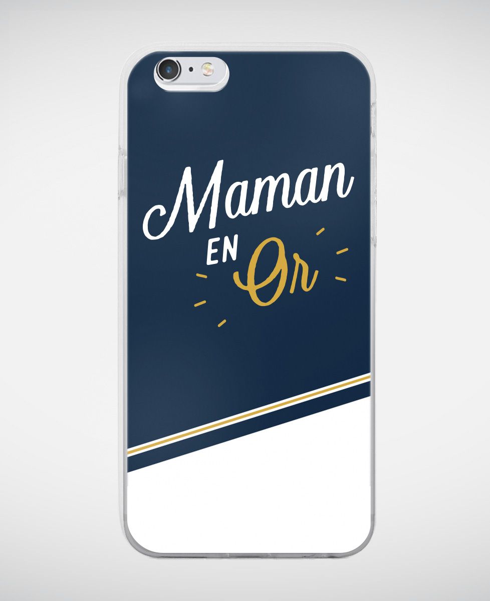 Coque smartphone Maman en Or