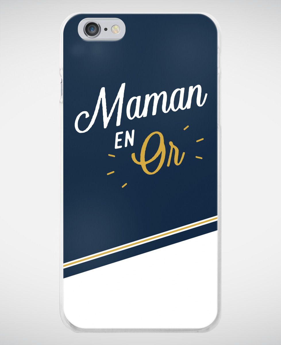 Coque smartphone Maman en Or