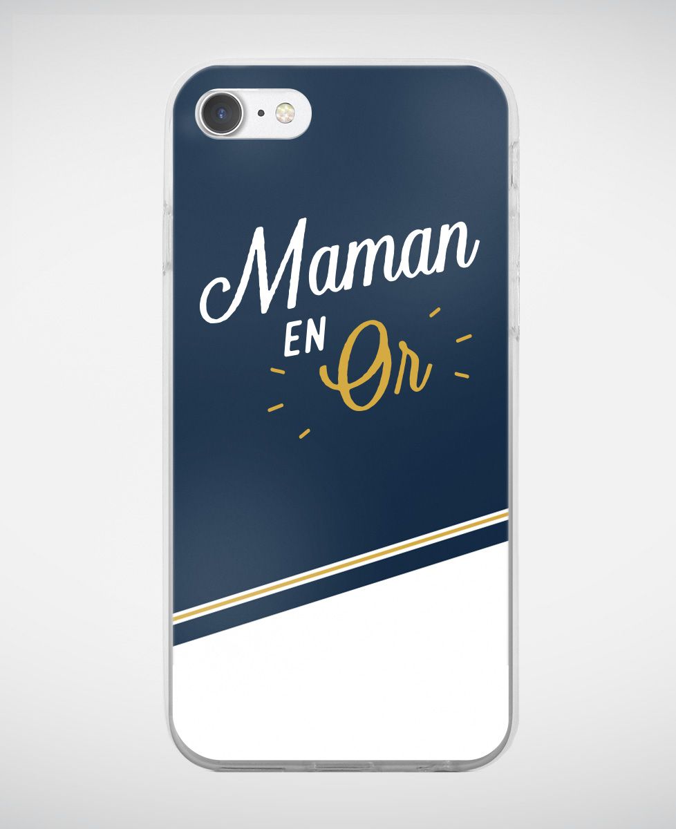 Coque smartphone Maman en Or