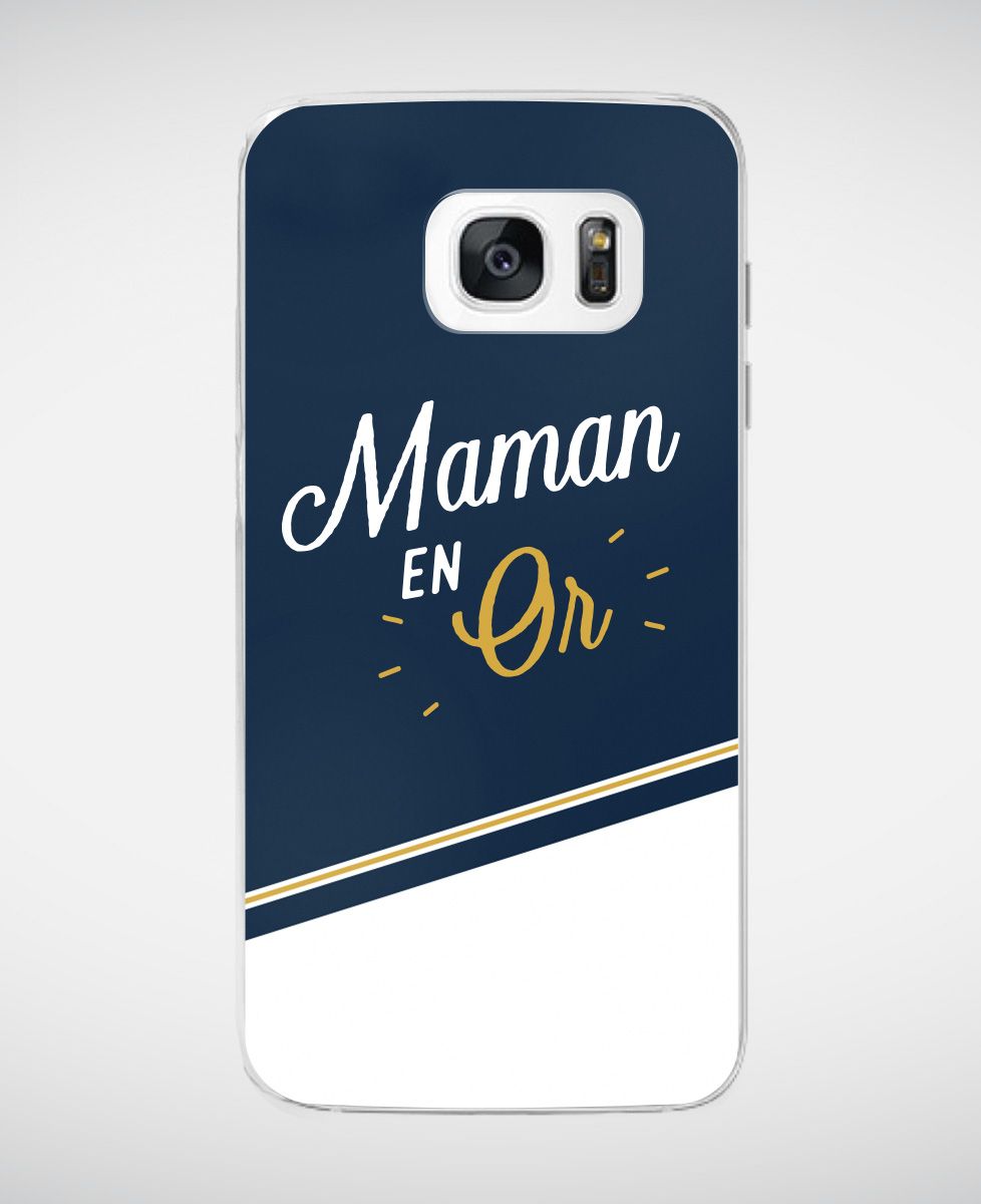 Coque smartphone Maman en Or