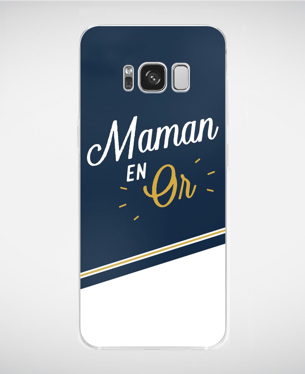 Coque smartphone Maman en Or