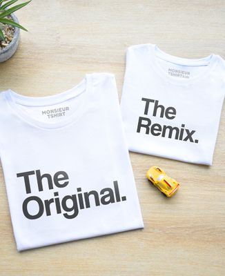 Dames-T-shirt Het Origineel - Geschenken voor papa, Geschenken voor mama, Geschenken voor koppels, Bijpassende paren