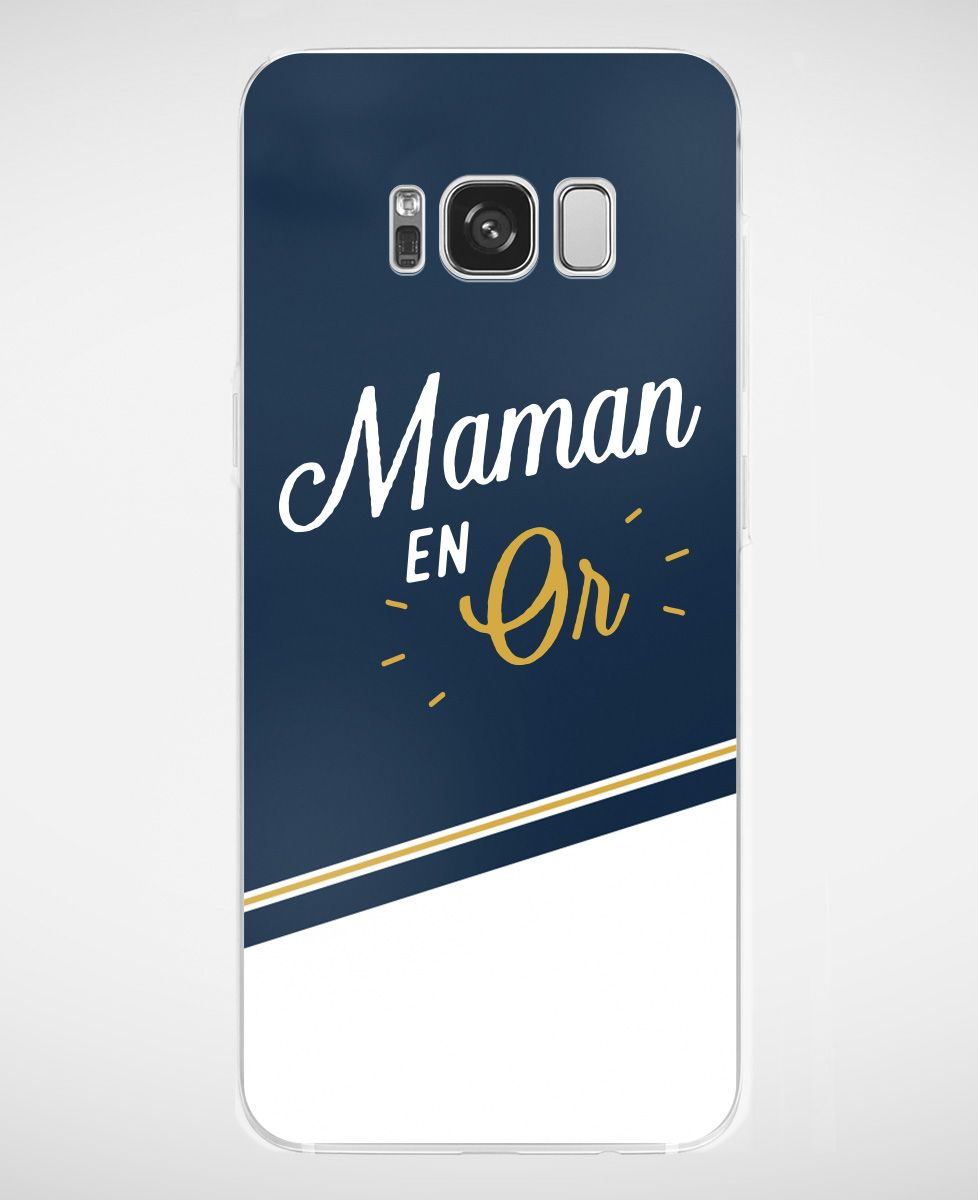 Coque smartphone Maman en Or