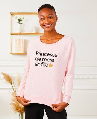 Sweatshirt femme Princesse de mère en fille - Cadeaux Maman