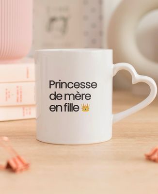 Mug Princesse de mère en fille - Cadeaux Maman