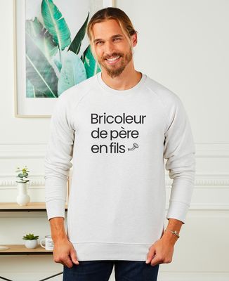 Sweatshirt homme Bricoleur de père en fils - Cadeaux Papa