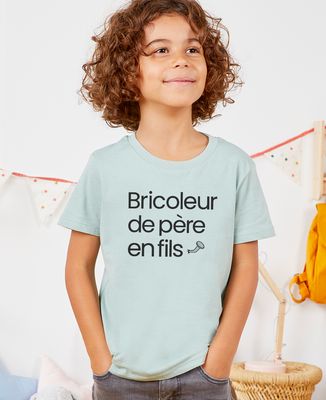 T-shirt enfant Bricoleur de père en fils - Cadeaux Papa
