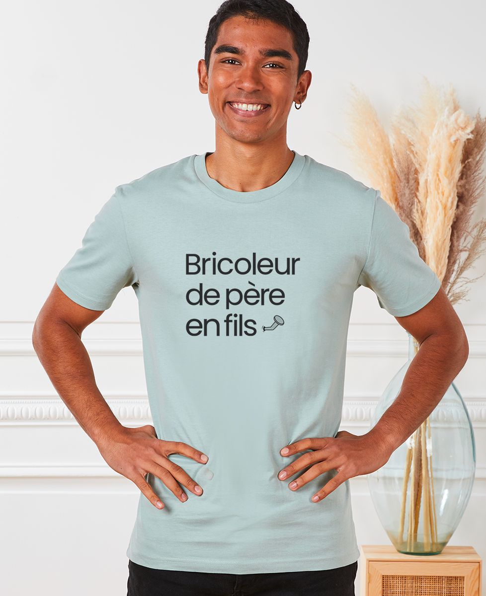 T-shirt homme Bricoleur de père en fils - Cadeaux Papa