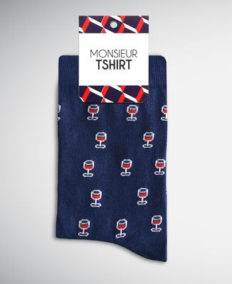Chaussettes homme Chaussettes Verre de vin